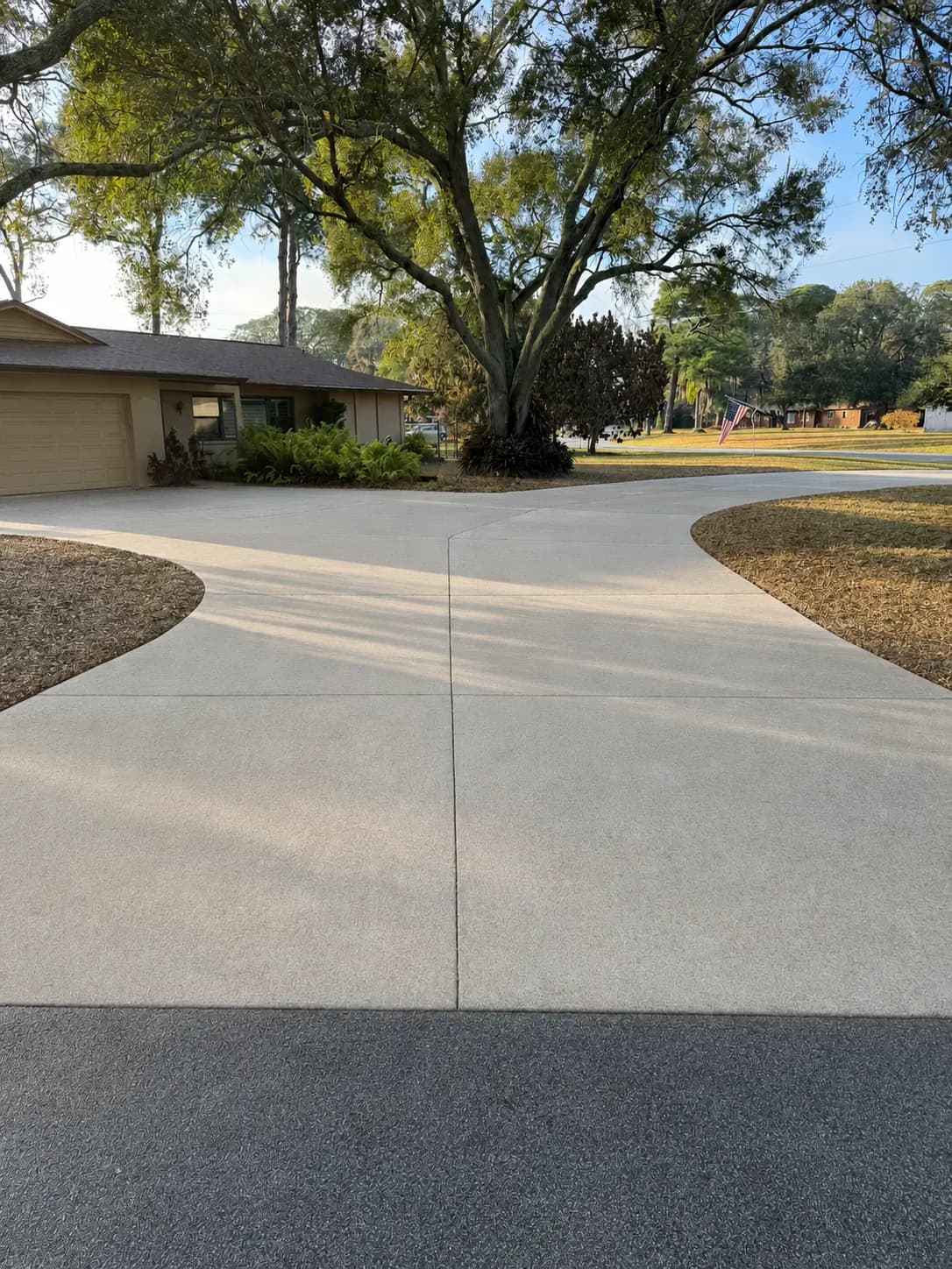 Driveway Cleaning — after cleaning